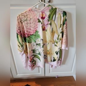 Ted baker open cardigan half sleeve size 2